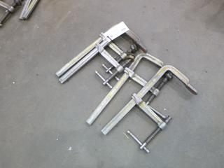 (4) 17" Bessey C-Clamps. 