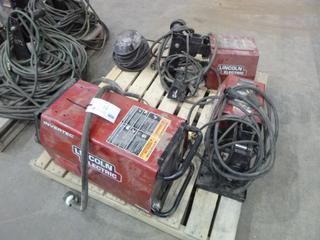 Lincoln Invertec 350 Pro Welder, (2) Lincoln Wire Feeder. 