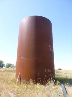 15'3" x 24' 750 BBL Tank Shell - no nozzles  or manway, Lifting    Note:  Buyer Responsible For Lifting & Loading.