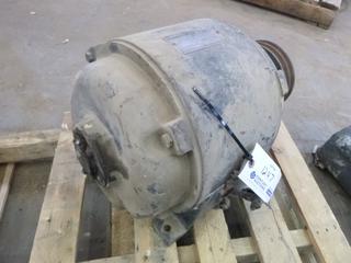 GE electric motor model: 8F1773. 3hp, 3 phase