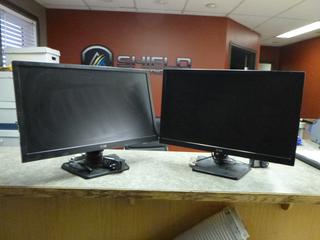 (2) LG 23" monitors. Model: 24EN33VA