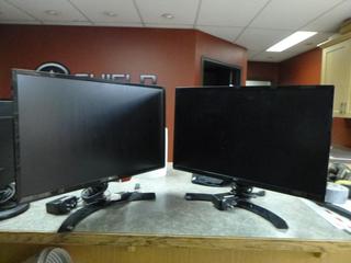 (2) LG 24" monitors. Model: 25MP58VO