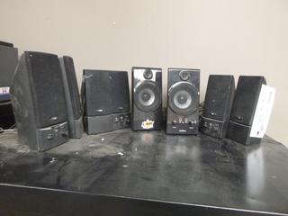 (4 pairs) computer speakers