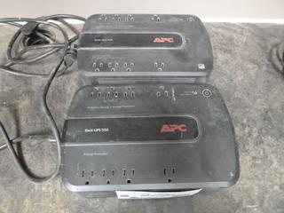 (2) APC power bar/battery backup. Model: Back-UPS 550