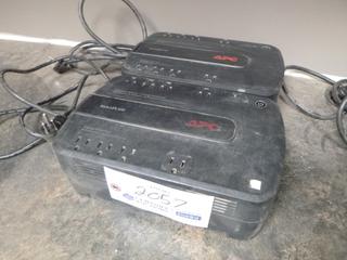 (2) APC power bar/battery backup. Model: Back-UPS 550