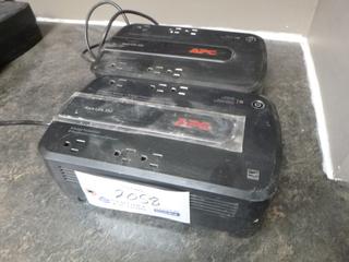 (2) APC power bar/battery backup. Model: Back-UPS 350