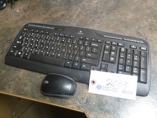 Logitech wireless keyboard & mouse