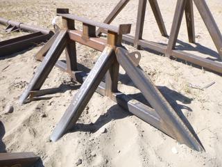 Heavy duty steel A-frame stand. Approx 108" x 30" x 30"