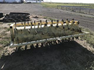 Pin Hitch Aerator Drum 97", Teeth 8", Drum 24" Note:  No Forklift On Site, Buyer Responsible For Loadout.