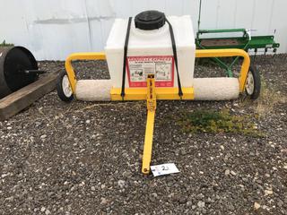Danville Express Pin Hitch Roller Sprayer, 48" Balde, 12 Gallon No Drift Chemical Applicator. Note:  No Forklift On Site, Buyer Responsible For Loadout.