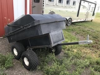 T/A Quad Trailer Note:  No Forklift On Site, Buyer Responsible For Loadout.