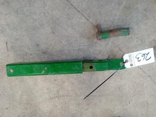 Tractor Hitch Adapter. Note:  No Forklift On Site, Buyer Responsible For Loadout.