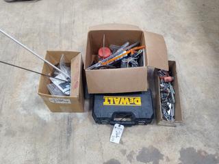 (4) Boxes of Assorted Nuts, Bolts & Hardware. Note:  No Forklift On Site, Buyer Responsible For Loadout.