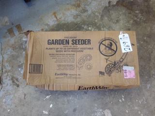 Precision Garden Seeder, In Box. Note:  No Forklift On Site, Buyer Responsible For Loadout.