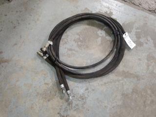 (2) Hydraulic Hoses. Note:  No Forklift On Site, Buyer Responsible For Loadout.