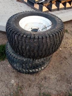 (2) 20x10.0 Utility Tires. Note:  No Forklift On Site, Buyer Responsible For Loadout.