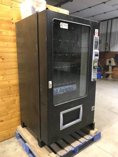 Sensit Indoor Vending Machine 72"x38"x35". Note:  No Forklift On Site, Buyer Responsible For Loadout.