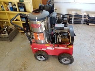 Hotsy Pressure Washer w/ Wand. Model# 795SS, S/N 11090390-166213. Diesel or Kerosene. Note:  No Forklift On Site, Buyer Responsible For Loadout.