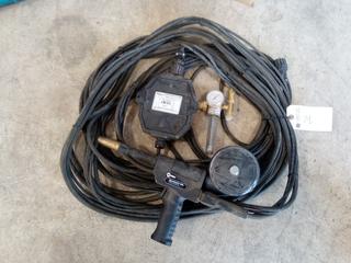 Miller Spoolmatic 30A Air Cooled Spool Gun. S/N# MF100234T, SKU# 136813. c/w Cables & Adapter S/N ME386116U, SKU# 137549. Note:  No Forklift On Site, Buyer Responsible For Loadout.