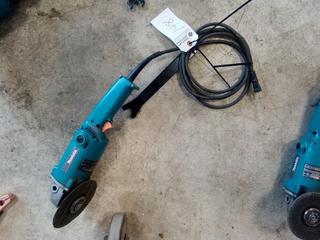 Makita Angle Grinder. S/N 327254A. Note:  No Forklift On Site, Buyer Responsible For Loadout.