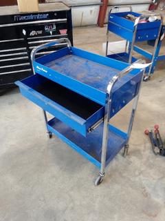 Bluepoint Shop Cart. Single Drawer. 41"x17"x30". Note:  No Forklift On Site, Buyer Responsible For Loadout.