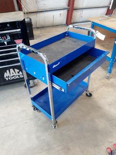 Bluepoint Shop Cart. Single Drawer. 41"x17"x30". Note:  No Forklift On Site, Buyer Responsible For Loadout.