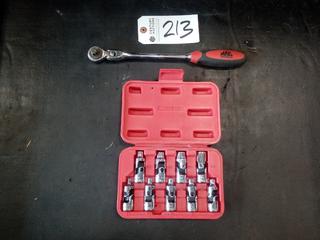 Ste of MAC Torque Bits & Ratchet. Note:  No Forklift On Site, Buyer Responsible For Loadout.