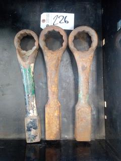 Hammer Wrenches. 2" & 2 3/16". Note:  No Forklift On Site, Buyer Responsible For Loadout.