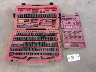 (2) Incomplete Socket & Screwdriver Sets. Fat Max. Note:  No Forklift On Site, Buyer Responsible For Loadout.