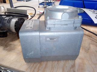 Gast 115V Oil less Vacuum Pump Model DOA-P703-FB, S/N 1007603782. Note:  No Forklift On Site, Buyer Responsible For Loadout.