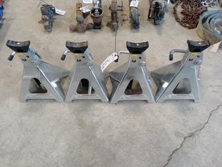 (4) 6 Ton Jack Stands. Note:  No Forklift On Site, Buyer Responsible For Loadout.