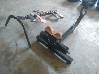 Tabletop Rifle Mount Stand & Reusable Target. Note:  No Forklift On Site, Buyer Responsible For Loadout.