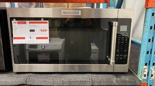 Kitchenaid 30", 2 Cu. Ft. Over-The-Range Microwave Oven, Model YKMHS120ES, SN TR80510069 *Includes 1 Year Manufactures Warranty, Extended Warranty Can Be Purchased Through Harris Appliance & Furniture* 