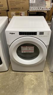 Whirlpool 7.4 Cu.Ft. Electric Dryer With Intuitive Touch Controls, Model YWED5620HW, SN M91509635 *Includes 1 Year Manufactures Warranty, Extended Warranty Can Be Purchased Through Harris Appliance & Furniture* 