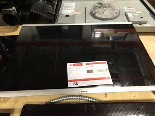 Bosch 30" Built-In Electric Cooktop With Speedboost, Model NET8068SUC, SN 388100290584001168 *Includes 1 Year Manufactures Warranty, Extended Warranty Can Be Purchased Through Harris Appliance & Furniture* 