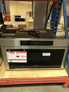 Bosch 30", 1.2 Cu. Ft. Drawer Microwave Oven, Model HMD8053UC, SN 997100092465614740 *Includes 1 Year Manufactures Warranty, Extended Warranty Can Be Purchased Through Harris Appliance & Furniture* 