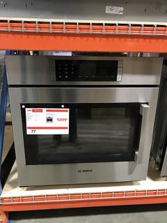 Bosch 30", 4.6 Cu. Ft. Built-In Single Wall Oven With Convection, Model HBLP451LUC, SN 971100074 *Includes 1 Year Manufactures Warranty, Extended Warranty Can Be Purchased Through Harris Appliance & Furniture* 
