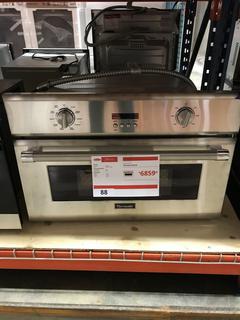 Thermador Professional Steam And Convection Oven, Model PSO301M, SN 398010276550001223 *Includes 1 Year Manufactures Warranty, Extended Warranty Can Be Purchased Through Harris Appliance & Furniture* 