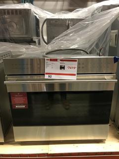 Wolf 30", 4.5 Cu. Ft. Built-In Single Wall Oven With Convection, Model SO30TE/S/TH, SN 17469950 *Includes 1 Year Manufactures Warranty, Extended Warranty Can Be Purchased Through Harris Appliance & Furniture* 