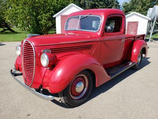 1938 Ford 1/2 Ton Pick Up Truck C/w Flathead V8, Manual, 6.00-16 Front And 6.50-16 Rear. Showing 4064 Miles. VIN P489