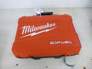 Milwaukee 1/2in 18V Cordless Square Ring Impact Wrench C/w Case And Battery Charger *Note: No Battery*