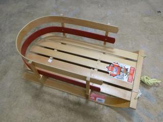 Jab 33in Wood Sleigh