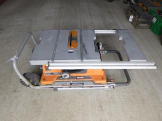 Ridgid TS2400-1 21in X 40 1/2in Portable Table Saw. SN U061008372