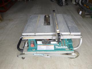 Makita 2705 120V 255mm Portable Table Saw. SN 7296A