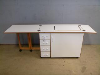 76in X 40in X 29 1/2in Sewing Table