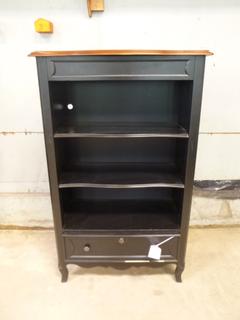 34in X 18in X 54 3/4in Stanley Furniture Bookcase *Note: Has Damage*