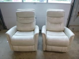 (2) Leather Reclining Chairs
