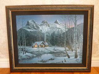 50in X 40in Authentic "Winter Solitude" By Fred Buchwitz