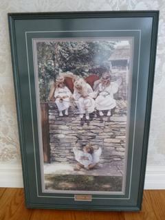 24in X 37in Authentic "The Newest Angel" By Steve Hanks
