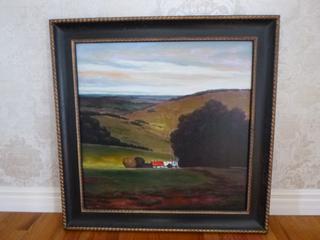 44in X 44in "Farm House View" By Thicke